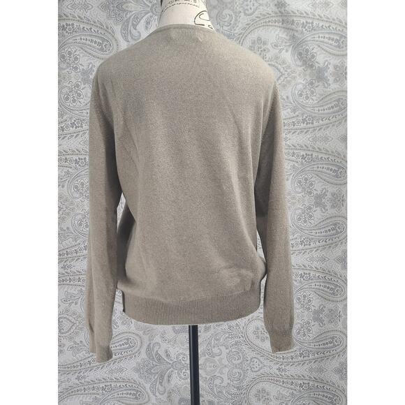 Charter Club Cashmere women's long sleeve crew neck sweater Heather Size Medium - Picture 2 of 7